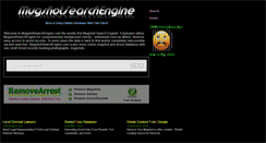 Desktop Screenshot of mugshotsearchengine.com
