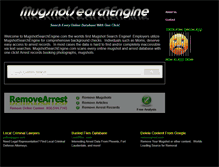 Tablet Screenshot of mugshotsearchengine.com